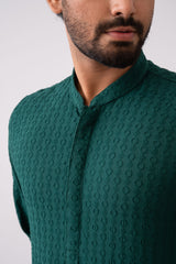 Slim Fit Cotton Semi-Formal Panjabi