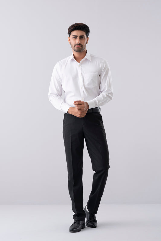 Regular Fit Solid Formal Shirt