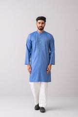 Regular Fit Embroidered Semi-Formal Panjabi