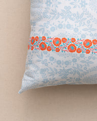Queen-Size Bed Sheet - Turquoise Blue
