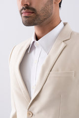 Regular Fit Smart Twill Formal Blazer