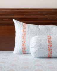 Bolster Cover - Turquoise Blue