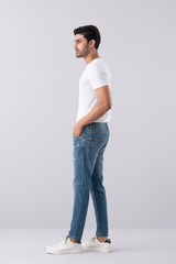 Carrot Fit Blue Jeans
