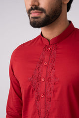 Regular Fit Cotton Formal Panjabi