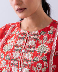 Smart Fit Embroidered Ethnic Kurti