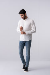 Regular Fit Solid Casual Shirt