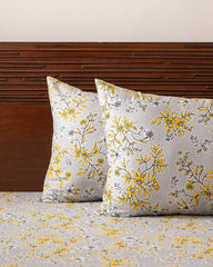 Queen-Size Bed Sheet - Light Grey