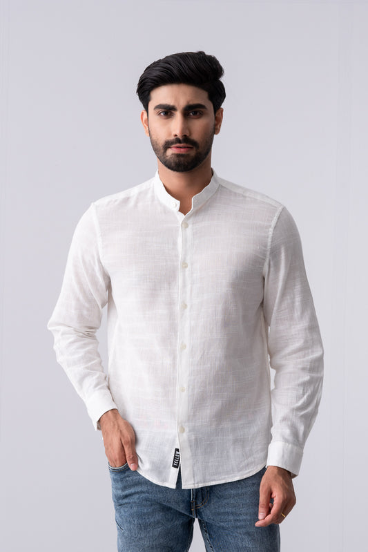 Regular Fit Solid Casual Shirt