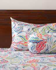 Bolster Cover - Multi Leaf