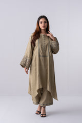 Mid-Length Relaxed Fit Formal Ethnic Set - Two Piece