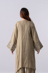 Mid-Length Relaxed Fit Formal Ethnic Set - Two Piece