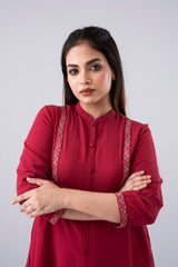 Smart Fit Embroidered Ethnic Kurta