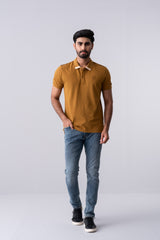Regular Fit Washed Polo Shirt