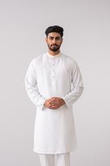 Slim Fit Embroidered Semi-Formal Panjabi