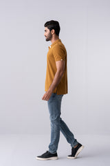 Regular Fit Washed Polo Shirt