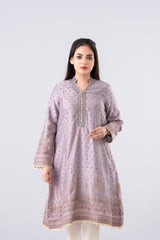 Smart Fit Embroidered Two-Piece Ethnic Set with Silk Dupatta