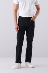 Straight Fit Black Jeans