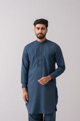 Regular Fit Embroidered Formal Kabli Set