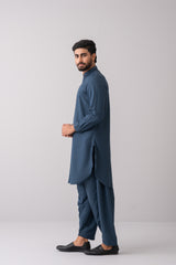 Regular Fit Embroidered Formal Kabli Set