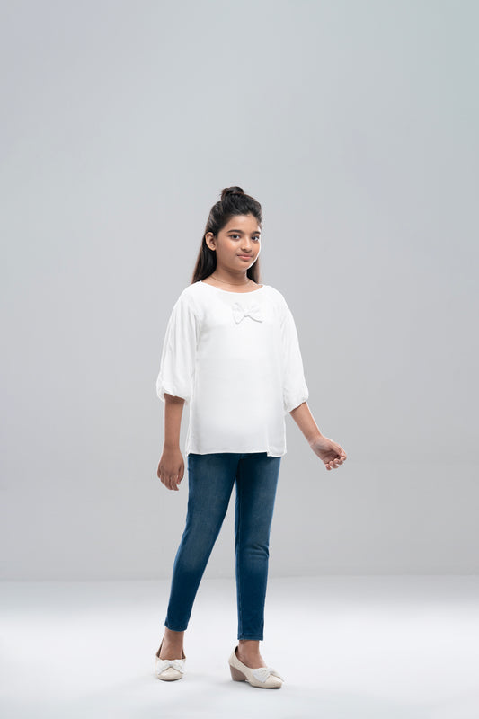 Girls' Woven Top (6-8 Years)