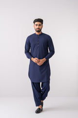 Regular Fit Blended Fabric Kabli Set