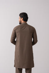 Regular Fit Embroidered Semi-Formal Ethnic Kurta Set