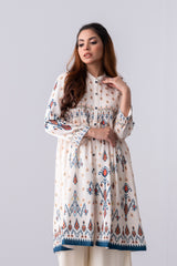 Mid-Length Relaxed Fit Ethnic Kurta