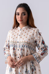 Mid-Length Relaxed Fit Ethnic Kurta