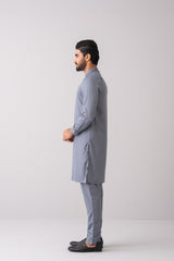 Regular Fit Embroidered Semi-Formal Ethnic Kurta Set