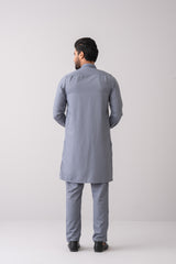 Regular Fit Embroidered Semi-Formal Ethnic Kurta Set