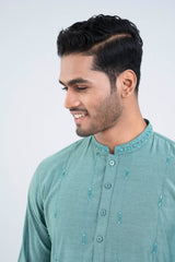 Regular Fit Two-Tone Semi-Formal Panjabi