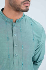 Regular Fit Two-Tone Semi-Formal Panjabi