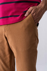 Regular Fit Solid Chinos