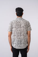 Regular Fit Printed Casual Shirt