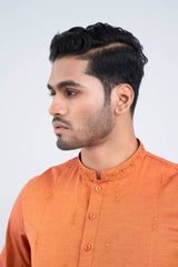 Regular Fit Two-Tone Semi-Formal Panjabi