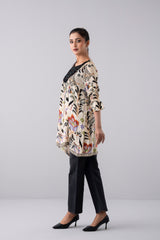 Regular Fit Digital Printed Fashion Top - Mystika