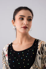 Regular Fit Digital Printed Fashion Top - Mystika