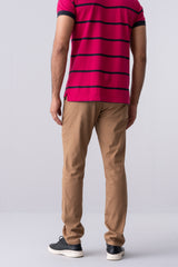 Slim Fit Solid Chinos