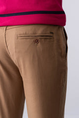 Slim Fit Solid Chinos
