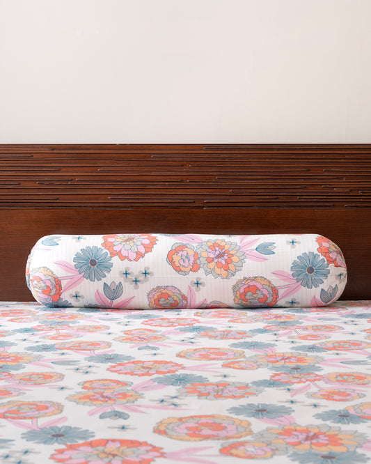 Bolster Cover - Multicolor Paisley