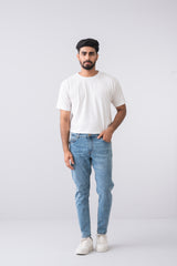 Carrot Fit Clear Sky Jeans