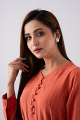 Regular Fit Corduroy Long Dress