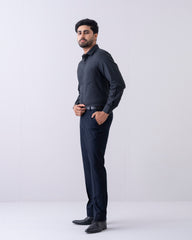 Regular Fit Herringbone Textured Check Templeton Formal Shirt