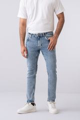 Slim Fit Cloudy Sky Jeans