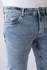Slim Fit Cloudy Sky Jeans