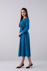 Regular Fit Corduroy Long Dress