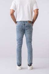 Slim Fit Cloudy Sky Jeans