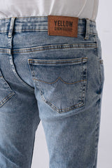 Slim Fit Cloudy Sky Jeans
