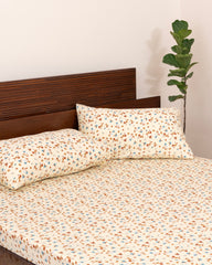 King-Size Bed Sheet - Cream