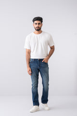 Straight Fit Deep Sea Jeans